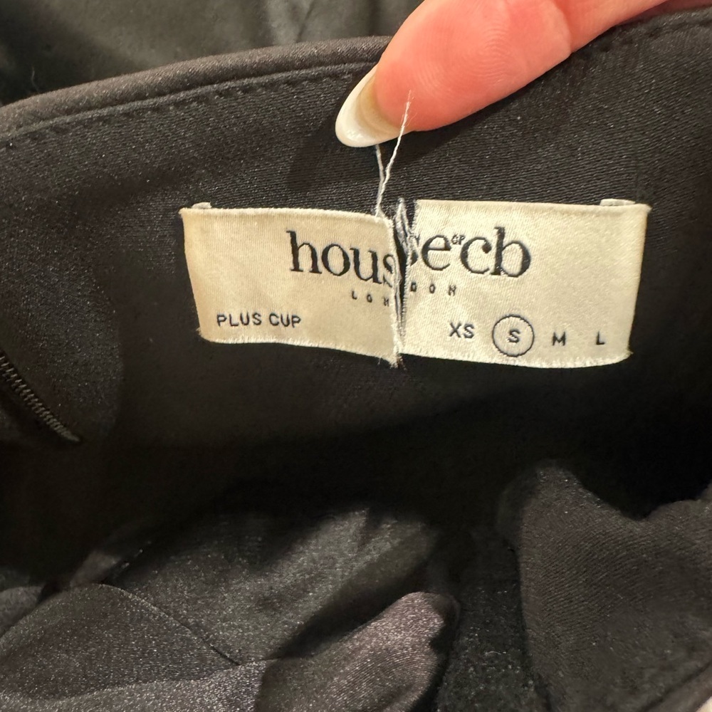 NWOT House of CB Flora S plus cup Black Dress - Picture 11 of 15